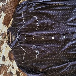 Western, pearl snap shirt